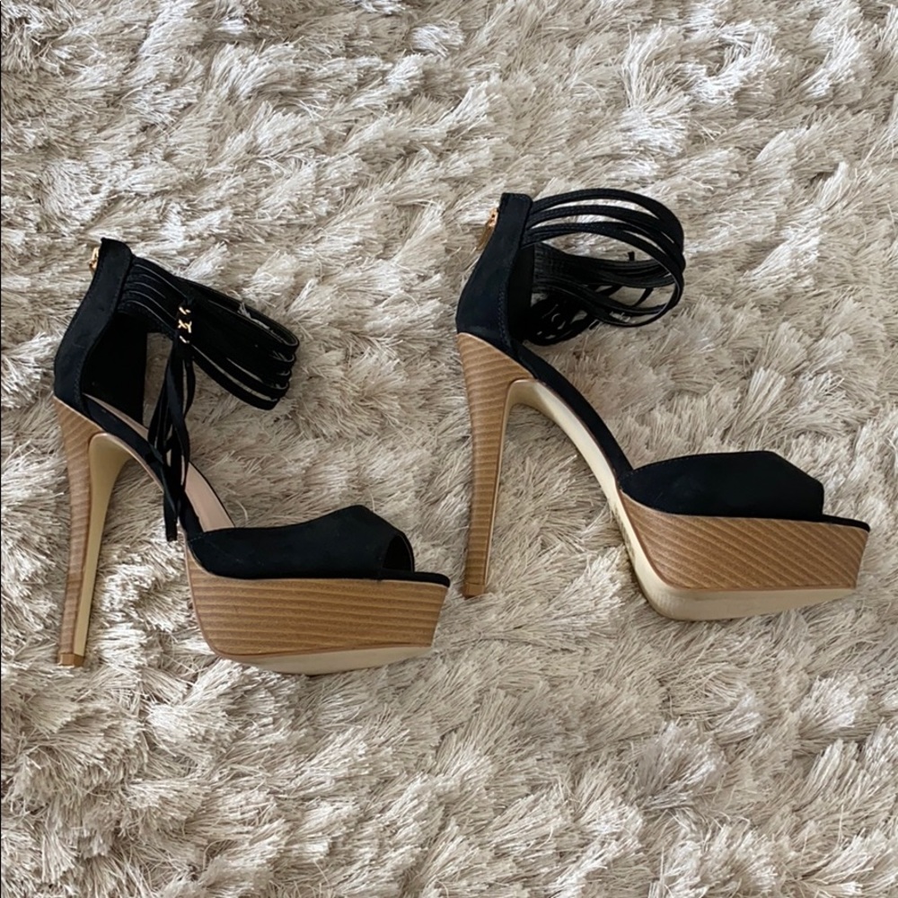 Black heels